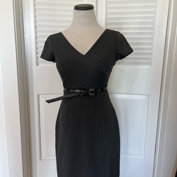 Designer Calven Klein Classic Dress size 2P - Picture 3 of 16